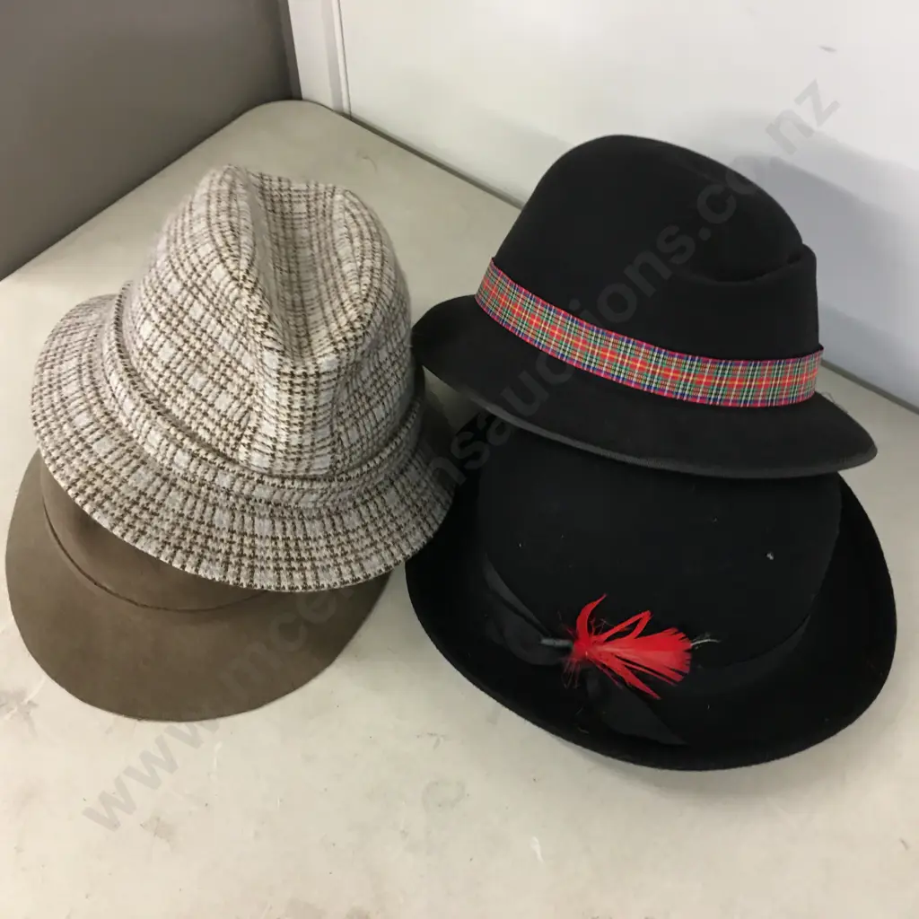 Selection Of Gents Hats Including Christy's London, Kangol England, Pierre Cardin Etc Image 1++
